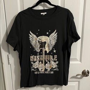 Nashville Graphic T-Shirt Maurices 1X Women’s Dark Gray